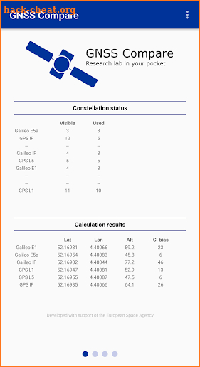 GNSS Compare screenshot