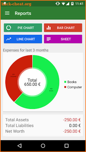 GnuCash screenshot