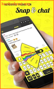 GO Keyboard Theme for Chat screenshot