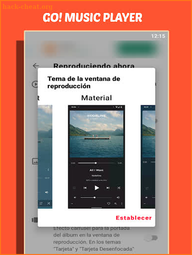 Go! Music Player screenshot