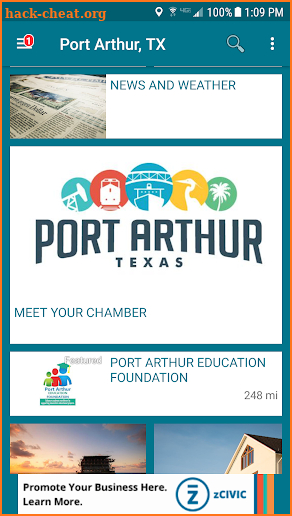 Go Port Arthur Texas screenshot