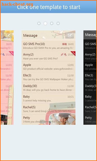 GO SMS Pro Theme Maker plug-in screenshot