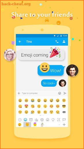 GO SMS PRO TWEMOJI PLUGIN screenshot