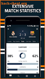 Goal Live Scores screenshot