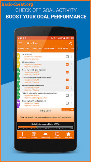 Goal Plus: Goal Setting, Vision Board, & Planner screenshot