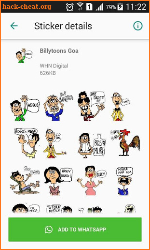 Goan Whatsapp Stickers screenshot