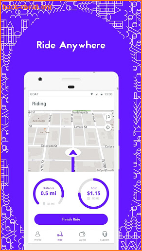 GOAT - Dockless Scooter Rental screenshot