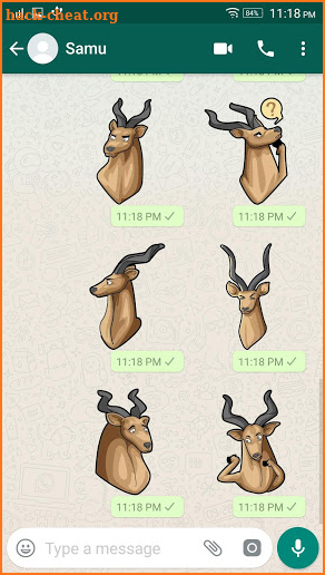 Goat Sticker for WhatsApp screenshot