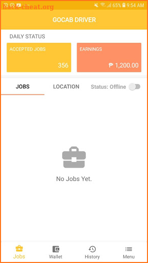 GoCab Driver screenshot