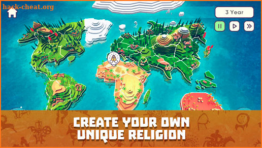 God Simulator. Sandbox strategy game Religion Inc. screenshot