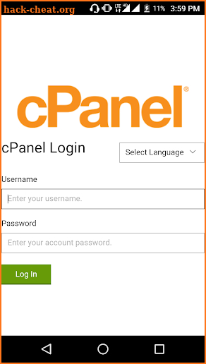 GoDaddy cPanel screenshot