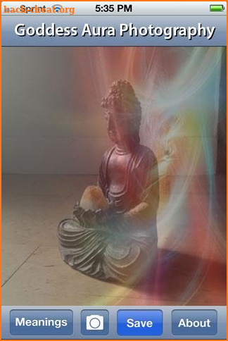 Goddess Aura Photography app screenshot