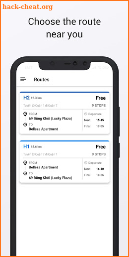 GoDee — shuttle bus booking screenshot