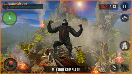 Godzilla & Kong 2021: Angry Monster Fighting Games screenshot