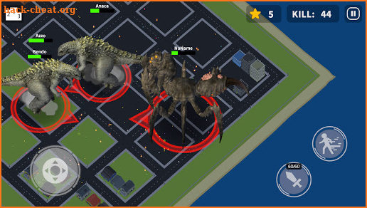 Godzilla vs Kong : Spider invasion Among us .io screenshot