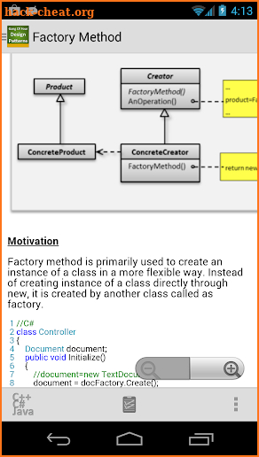 GoF Design Patterns screenshot