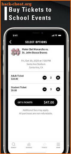 GoFan High School Tickets screenshot