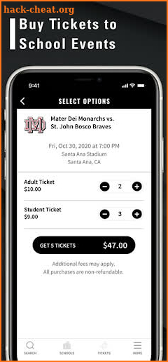 GoFan High School Tickets USA screenshot