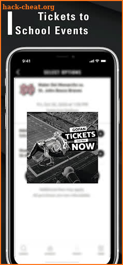 GoFan Tickets to Event USA tip screenshot