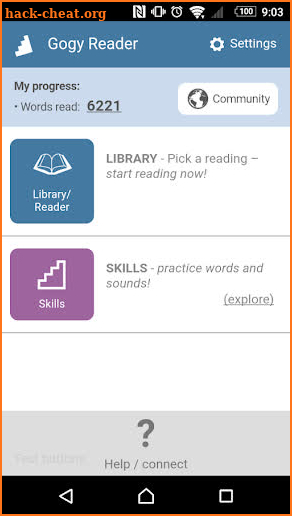 GogyUp Reader screenshot