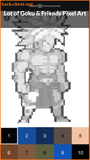 Goku Pixel Art : New Dragonball Coloring By Number screenshot