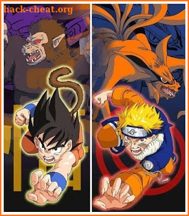 Goku VS Naruto Wallpaper screenshot