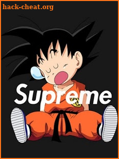 Goku x Supreme Wallpaper Art screenshot