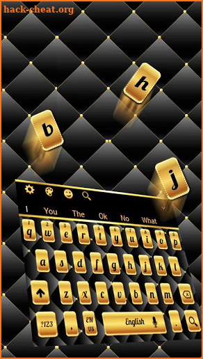 Gold Black Keyboard screenshot