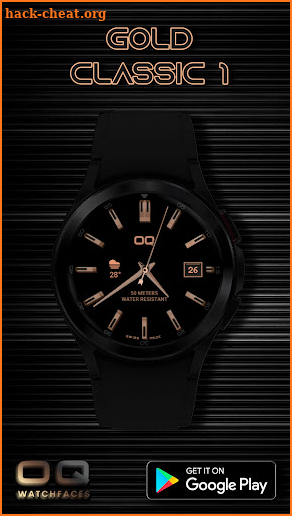 Gold Classic 1 Wear OS screenshot