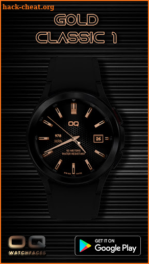 Gold Classic 1 Wear OS screenshot