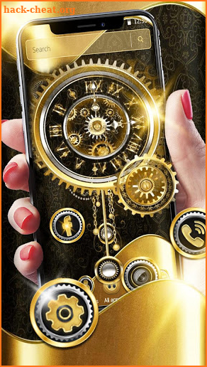 Gold Clock launcher screenshot