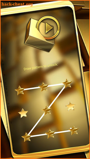 Gold Cubes Launcher Theme screenshot