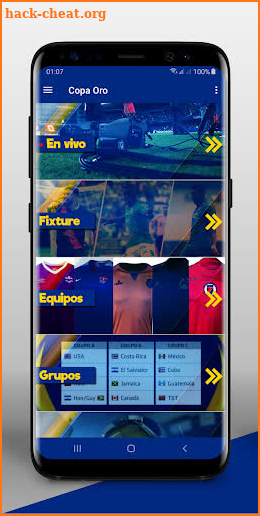 Gold Cup 2019 - Football Mobile TV screenshot