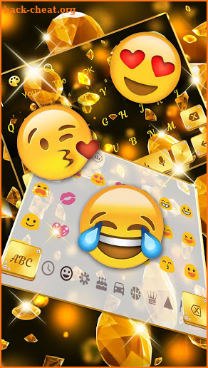 Gold diamond Keyboard screenshot