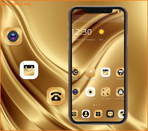 Gold Luxury Extravagant Business Theme screenshot