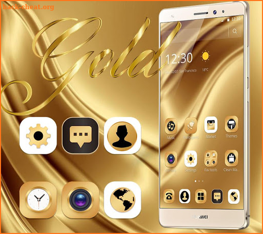 Gold Luxury Extravagant Business Theme screenshot