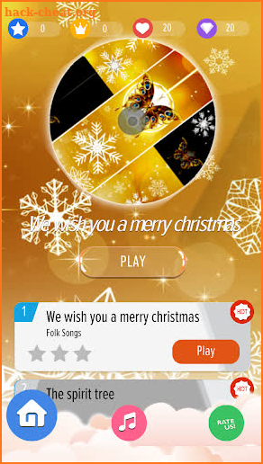 Gold Magic Piano Tiles screenshot