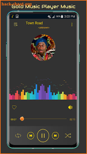 Gold Music Player screenshot