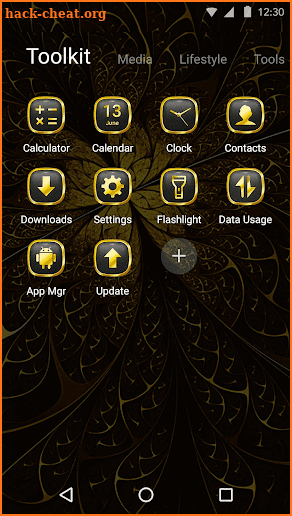 Gold Rose Theme for Android Free screenshot