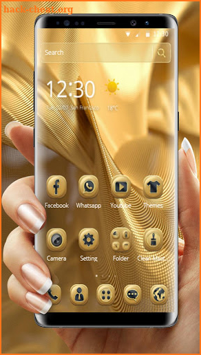 Gold Simple Classic Theme screenshot