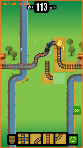 Gold Train FRVR - Best Railroad Connection Game screenshot