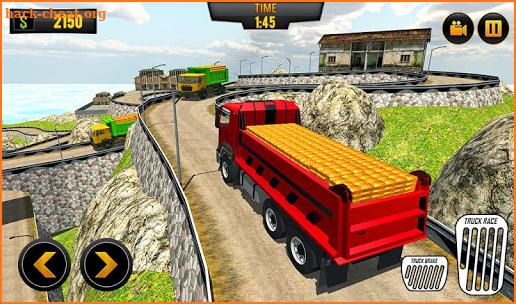 Gold Transporter Truck Driver: Truck Driving Games screenshot