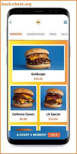 Goldburger screenshot