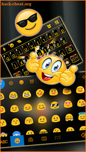 Golden Black Eagle Keyboard Background screenshot