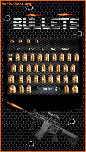 Golden Bullets Keyboard screenshot