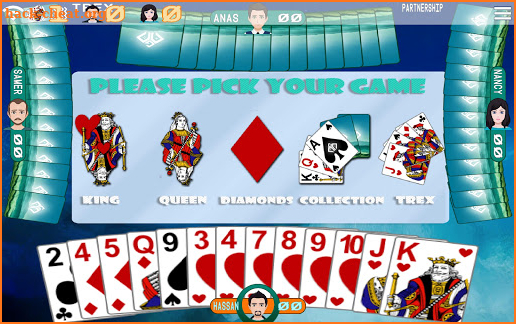 Golden Card Games Tarneeb Trix screenshot