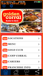 Golden Corral App screenshot