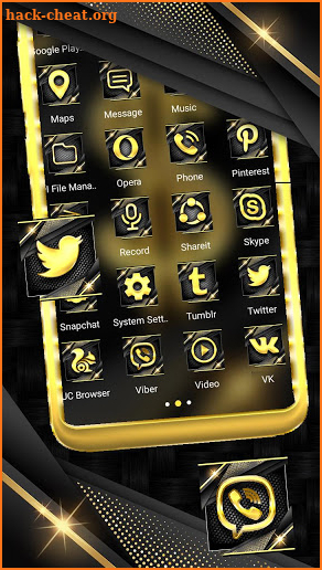 Golden Dollar Theme screenshot