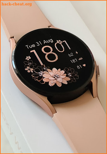 Golden Floral Watch screenshot