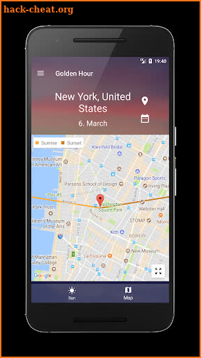 Golden Hour (Sun Calculator) screenshot